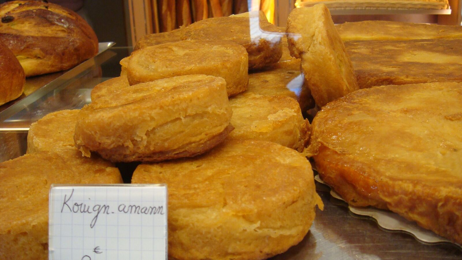 Kouign-amann at a bakery